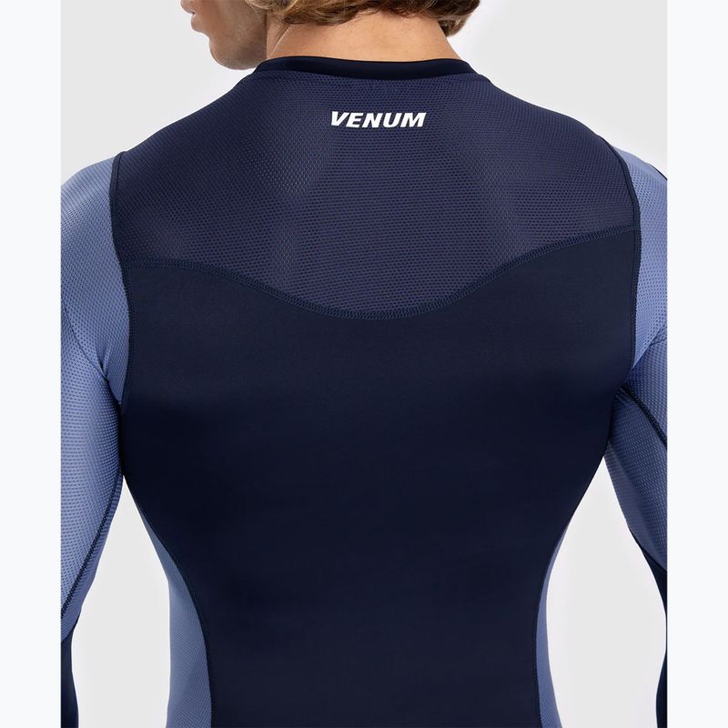 Trainings Longsleeve Herren Venum Tempest Rashguard navy blue/blue 8