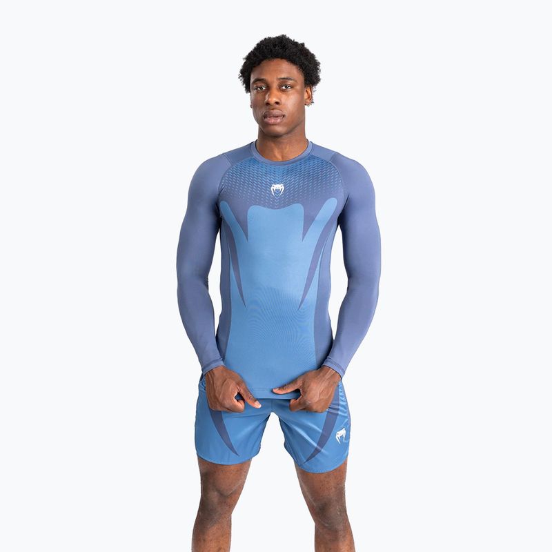 Trainings Longsleeve Herren Venum Attack Rashguard navy blue 3