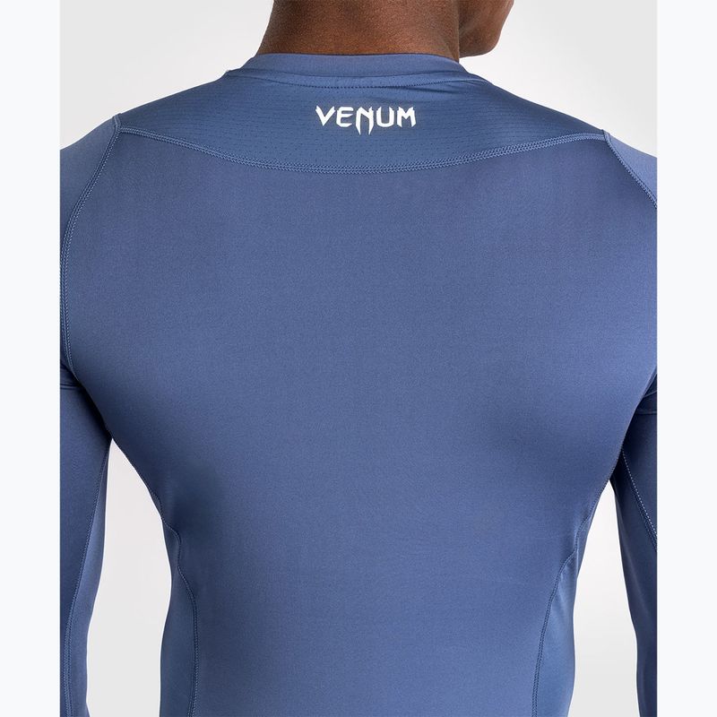Trainings Longsleeve Herren Venum Attack Rashguard navy blue 7