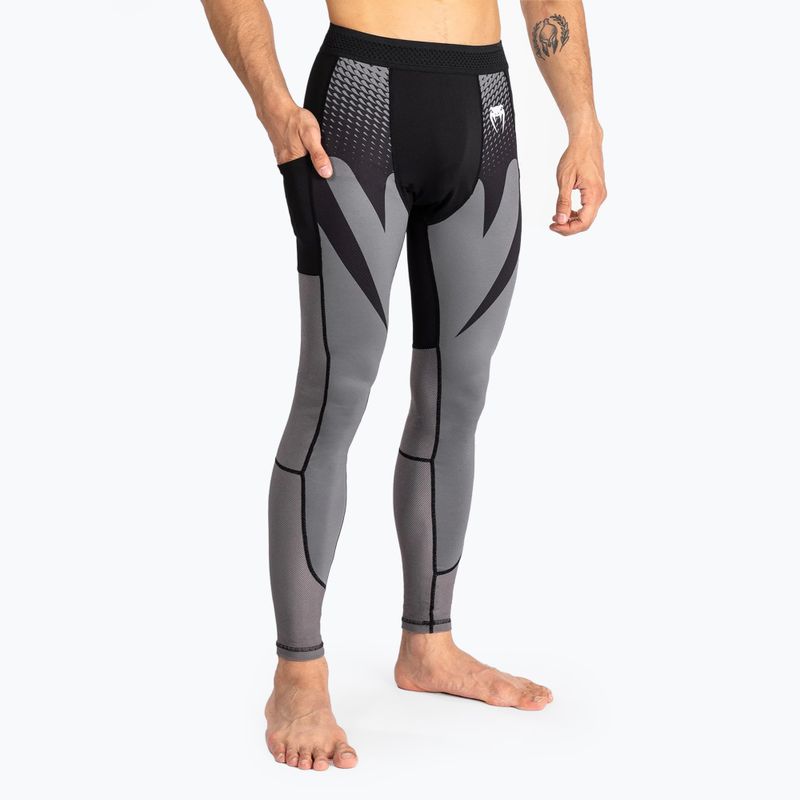 Venum Attack Spats Herren-Leggings schwarz