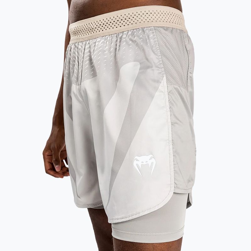 Herren Venum Attack Fight Shorts beige 5