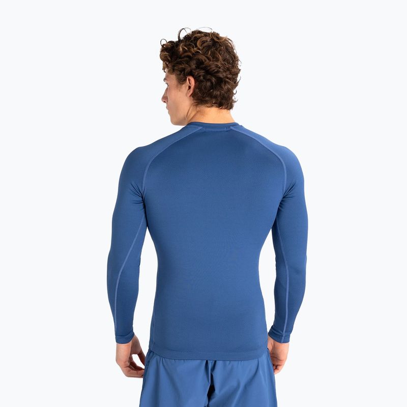 Herren Venum Contender Rashguard Longsleeve blau 3