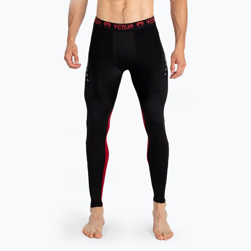 Venum Herren Leggings Adrenaline Spats schwarz/rot