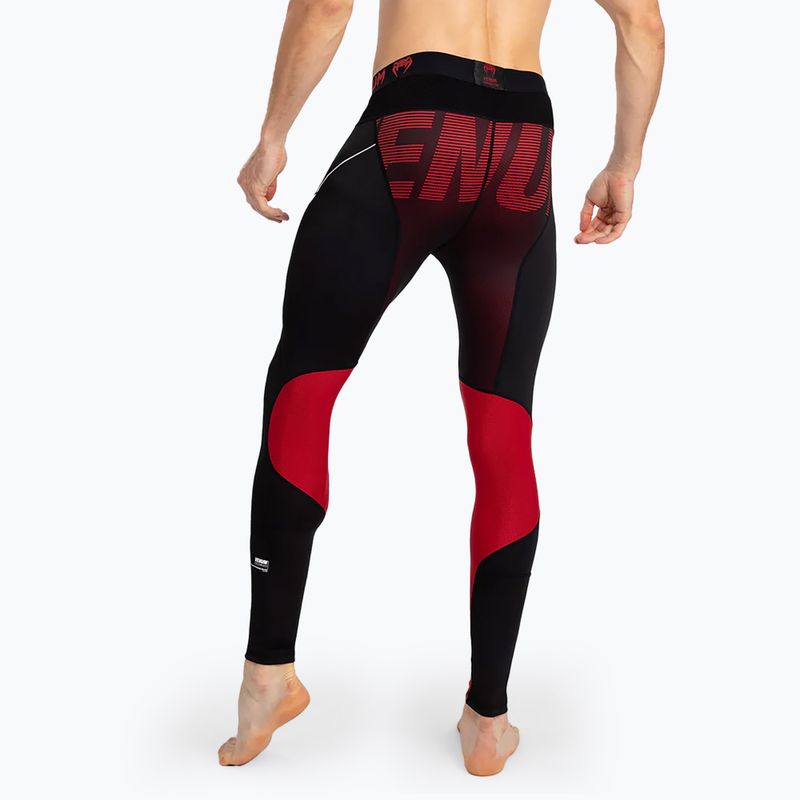 Venum Herren Leggings Adrenaline Spats schwarz/rot 3