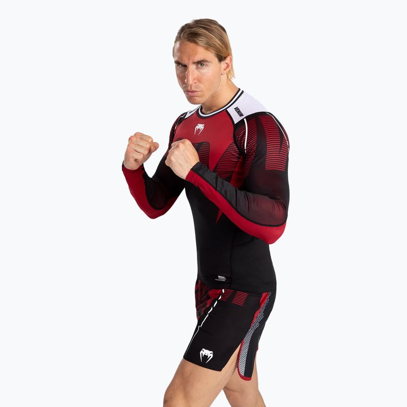 Men's Venum Adrenaline Rashguard schwarz/rot Longsleeve 5