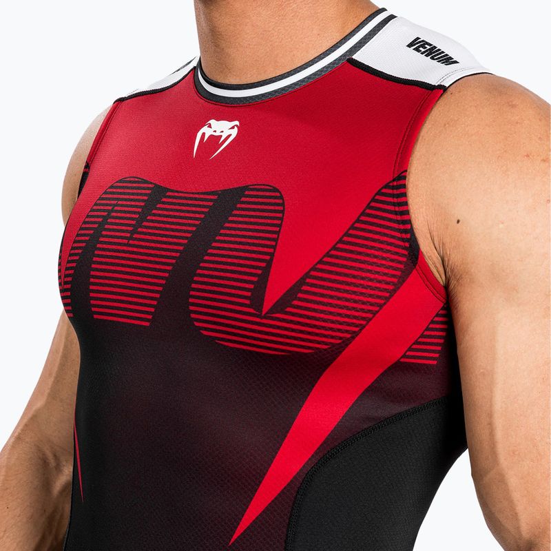 Venum Adrenaline Rashguard Herren Tank Top schwarz/rot 5