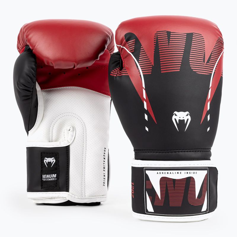 Venum Adrenaline Boxhandschuhe schwarz/rot 3