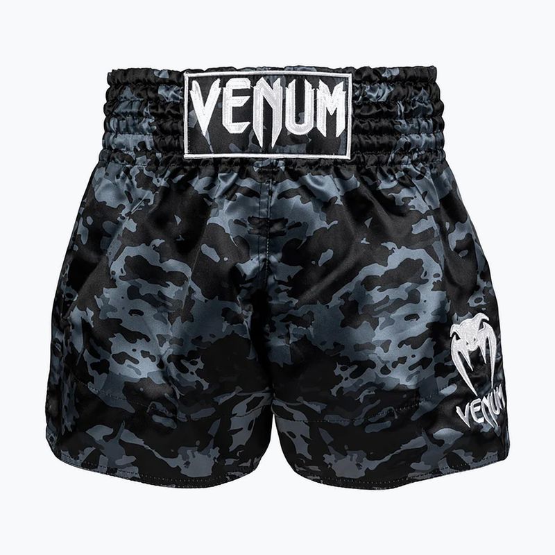 Herren Venum Classic Muay Thai Trainingsshorts schwarz/dunkel camo