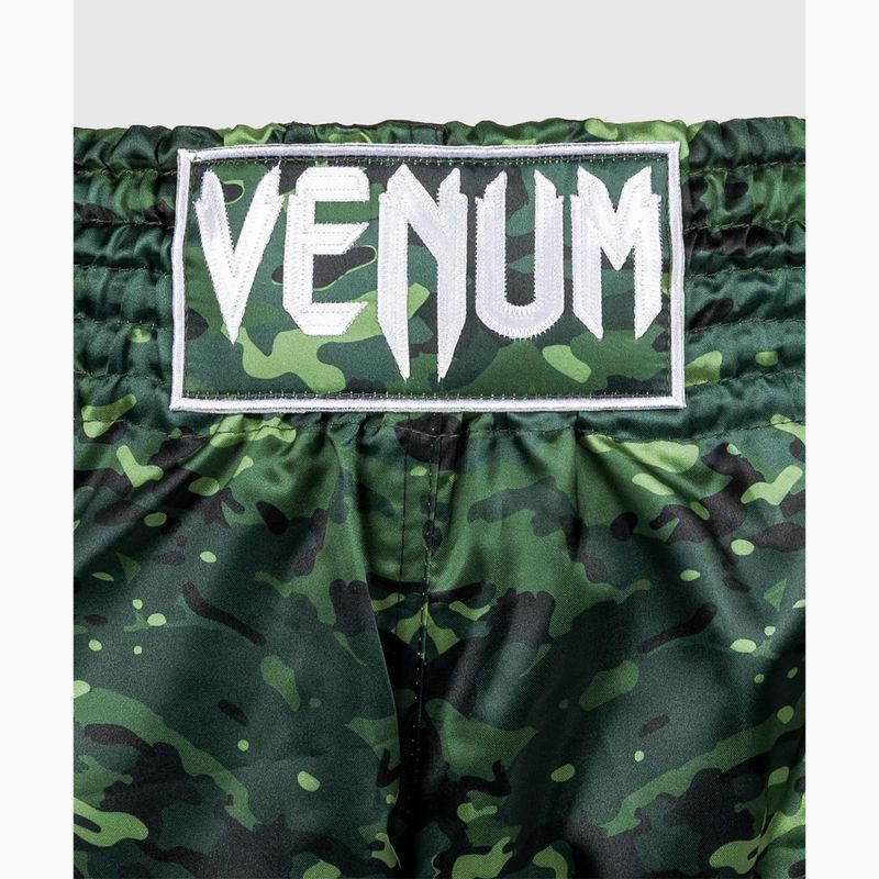 Herren Venum Classic Muay Thai Trainingsshorts schwarz/forest camo 4