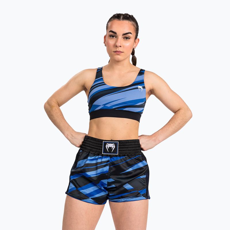 Trainingsshorts Damen Venum Abyss Muay Thai shadow blue 2