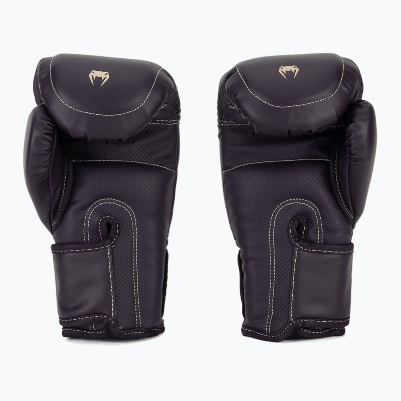 Herren Venum Impact Evo Boxhandschuhe tief lila 3