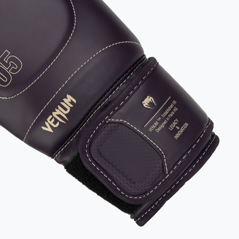 Herren Venum Impact Evo Boxhandschuhe tief lila 6
