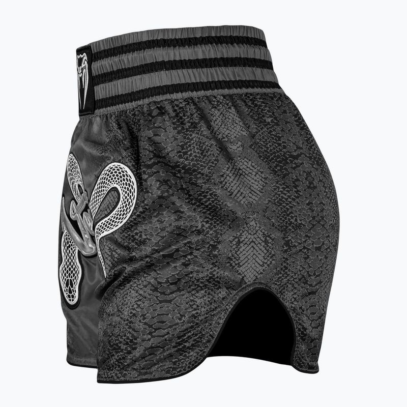 Venum Amazonia Women's Muay Thai Trainingsshorts dunkelgrau 3