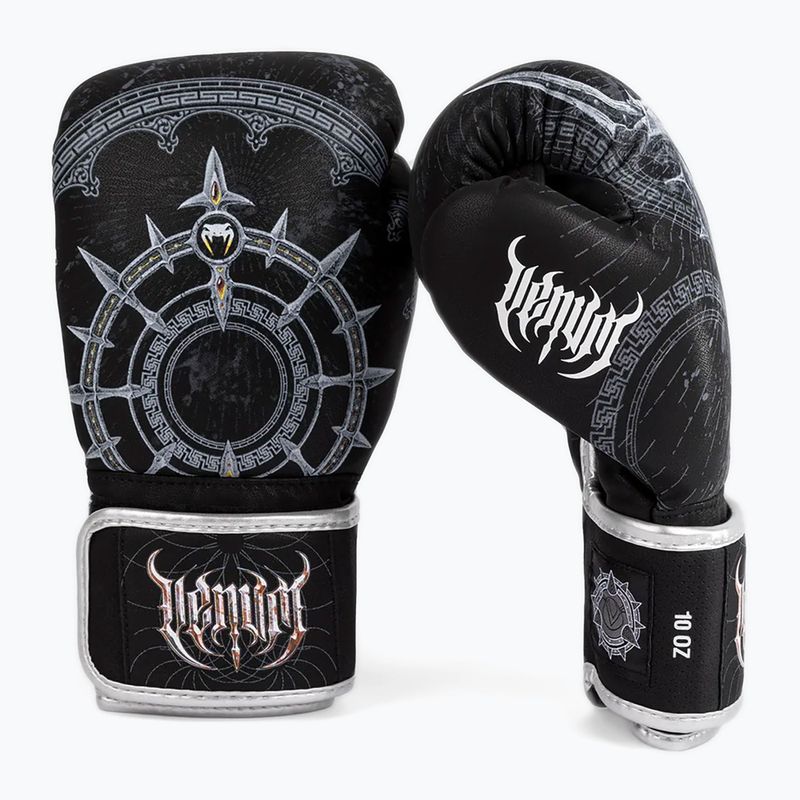 Boxhandschuhe Venum Gladiator 5.0 Boxing Gloves black/silver 2