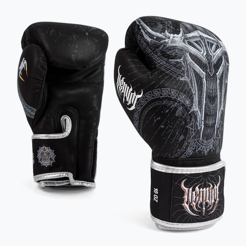 Boxhandschuhe Venum Gladiator 5.0 Boxing Gloves black/silver 3