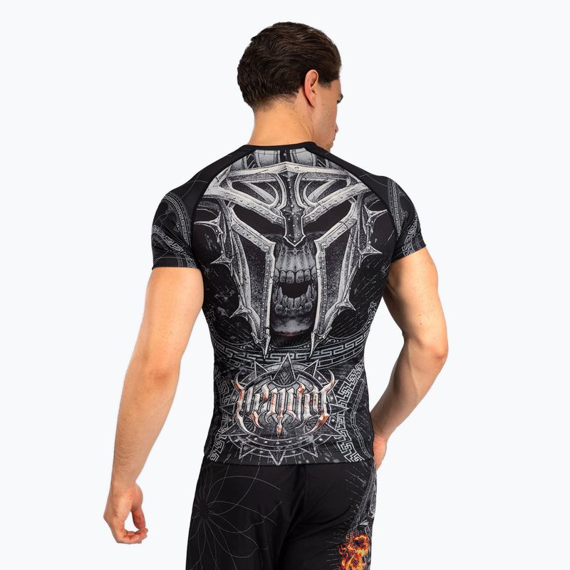Rashguard Herren Venum Gladiator 5.0 Men'S Short Sleeve Rashguard black/silver 2