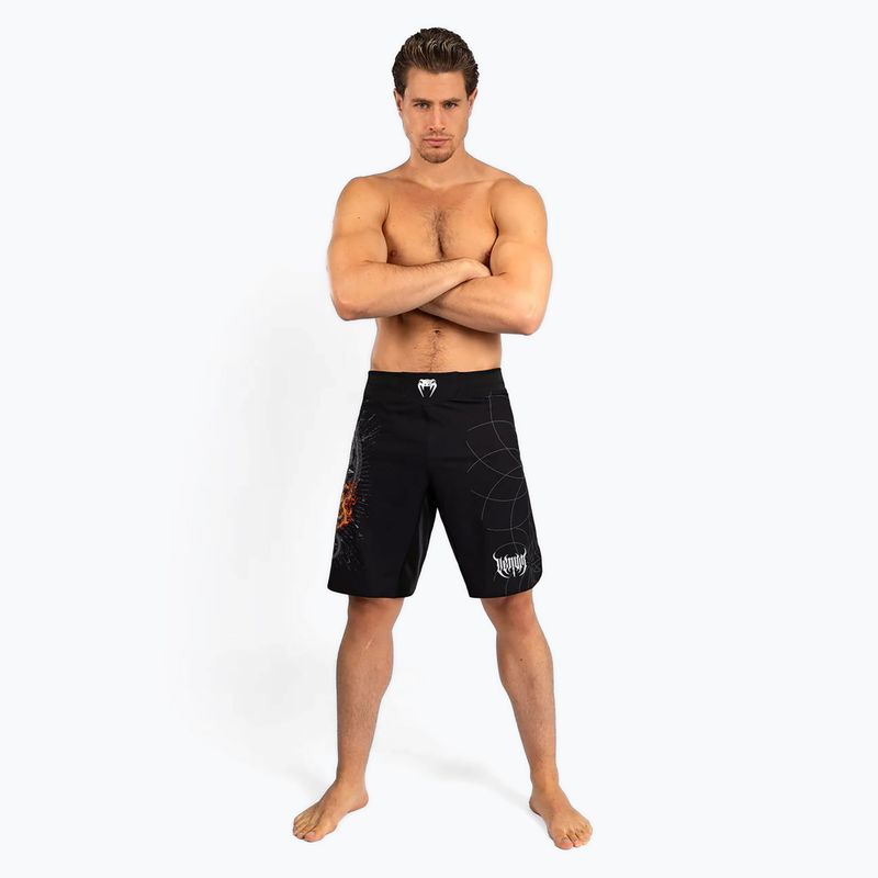 Venum Gladiator 5.0 Herren Fight Shorts schwarz/silber 2