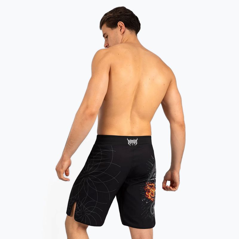 Venum Gladiator 5.0 Herren Fight Shorts schwarz/silber 3