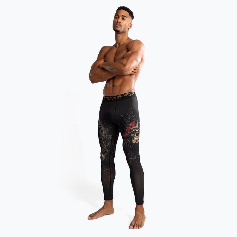 Venum Santa Muerte 5.0 Men's Spats tiefschwarz/gold Trainingsleggings 2