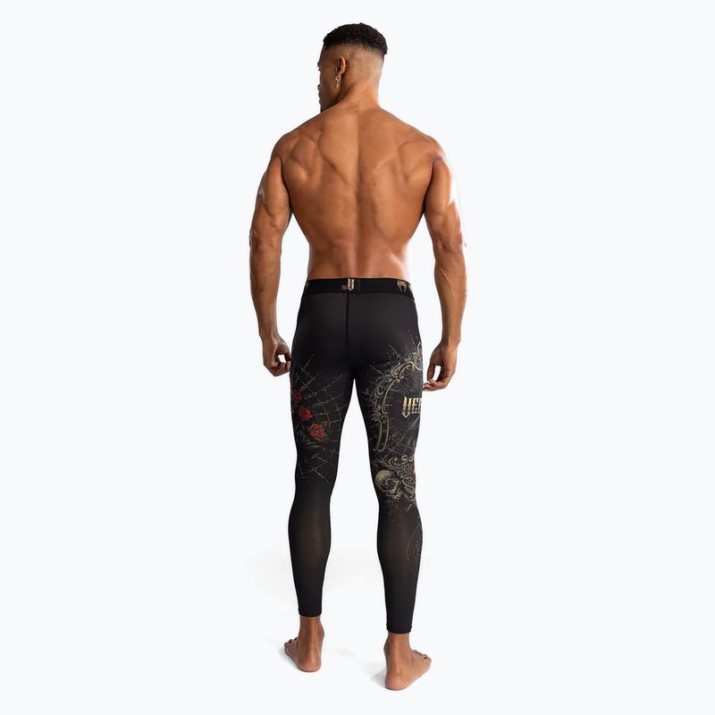 Venum Santa Muerte 5.0 Men's Spats tiefschwarz/gold Trainingsleggings 3