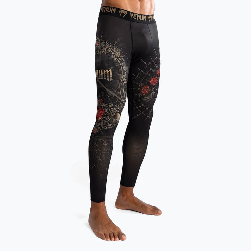 Venum Santa Muerte 5.0 Men's Spats tiefschwarz/gold Trainingsleggings 5