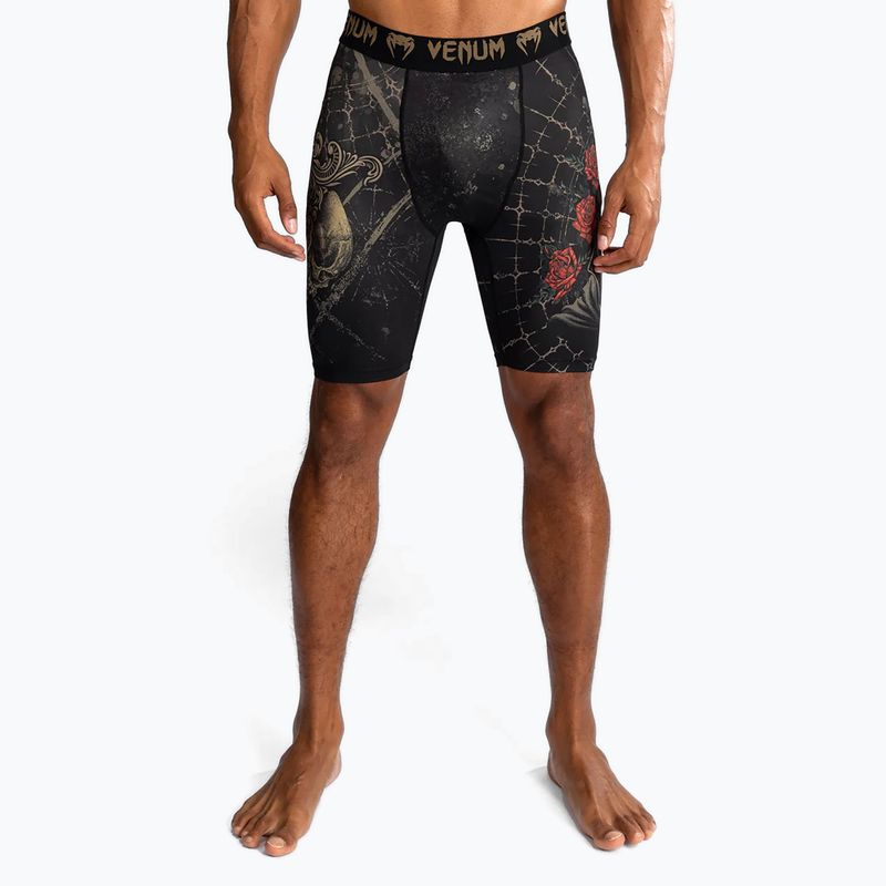 Venum Santa Muerte 5.0 Herren Vale Tudo Trainingsshorts tiefschwarz/gold