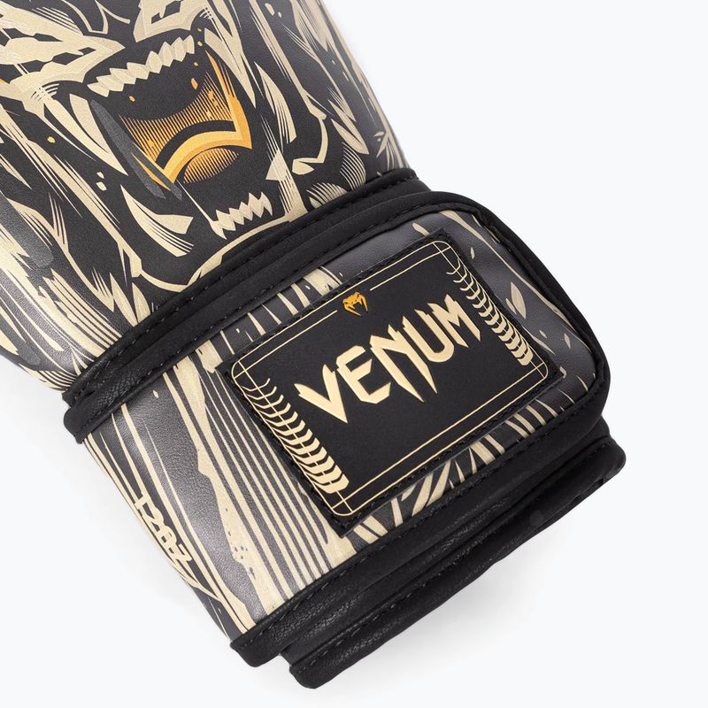 Boxhandschuhe Venum Tiger Boxing Gloves black/neon orange 5
