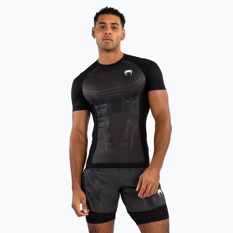 Rashguard Herren Venum Technical 3.0 Short Sleeve Rashguard graphite 4