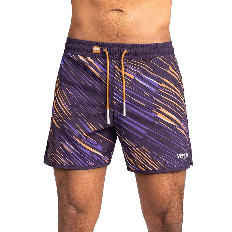 Herren Venum Rapid Board Badeshorts lila/ schwarz 4