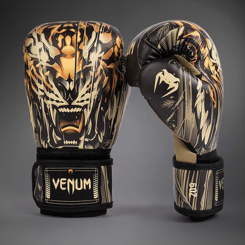Kinder-Boxhandschuhe Venum Tiger Kids Boxing schwarz/neonorange 2