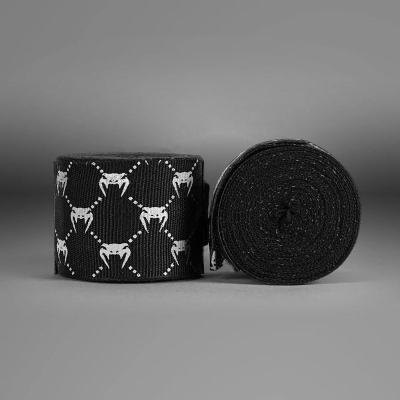 Boxbandagen Venum Hand Wraps 250 cm black/white 2