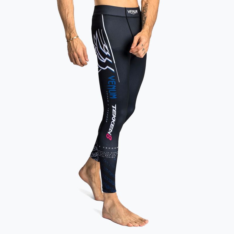 Trainingsleggings Herren Venum X Tekken 8 - Jin Kazama Spats blue/black/white 4