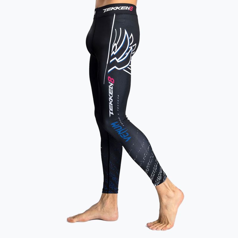 Trainingsleggings Herren Venum X Tekken 8 - Jin Kazama Spats blue/black/white 5