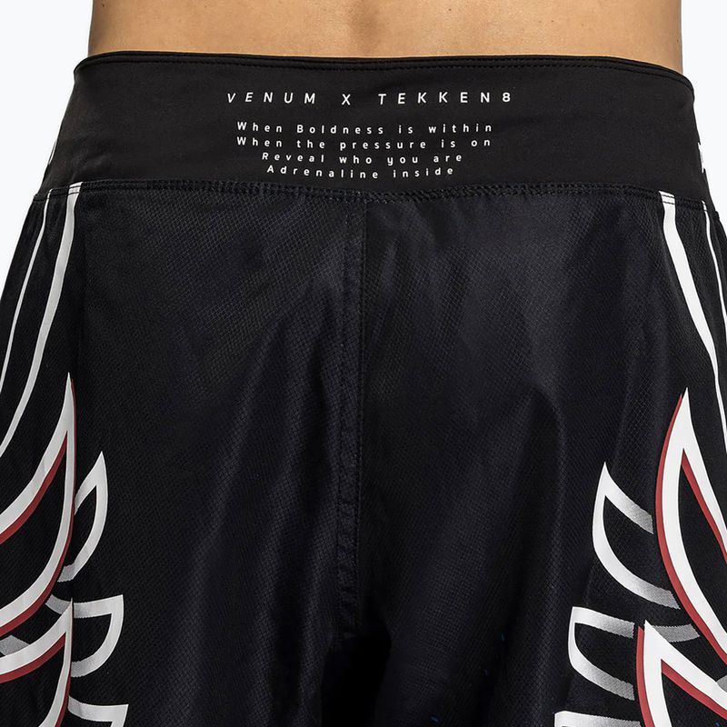 Trainingsshorts Herren Venum X Tekken 8 - Jin Kazama Fight Shorts blue/black/white 6