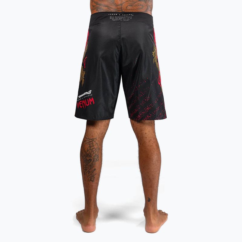 Trainingsshorts Herren Venum X Tekken 8 - Marshall Law Fight Shorts black/red/gold 2