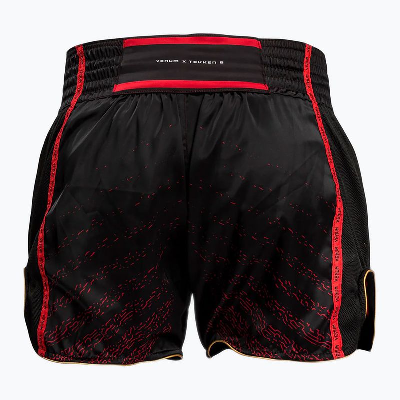 Trainingsshorts Herren Venum X Tekken 8 - Marshall Law Muay Thai Shorts black/red/gold 2