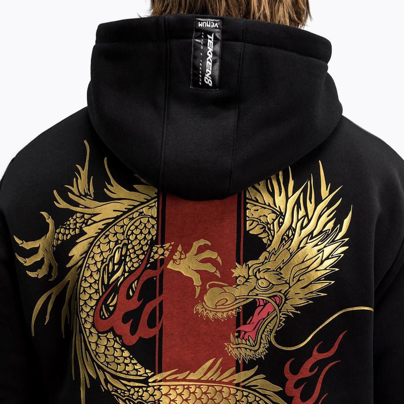 Hoodie Sweatshirt Herren Venum X Tekken 8 - Marshall Law Hoodie black/red/gold 7