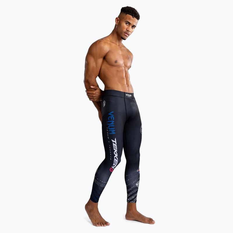 Venum X Tekken 8 Männer Training Leggings - Paul Phoenix Spats schwarz/blau 2