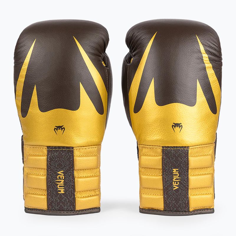 Boxhandschuhe Venum Reverso Boxing chocolate/gold