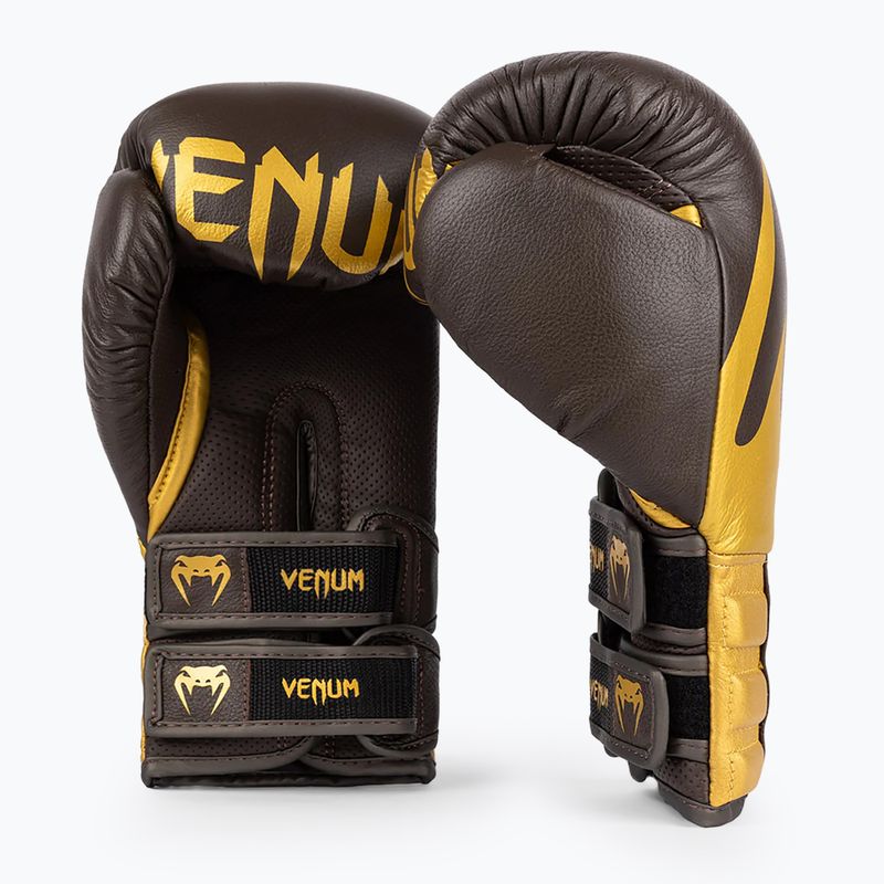 Boxhandschuhe Venum Reverso Boxing chocolate/gold 2