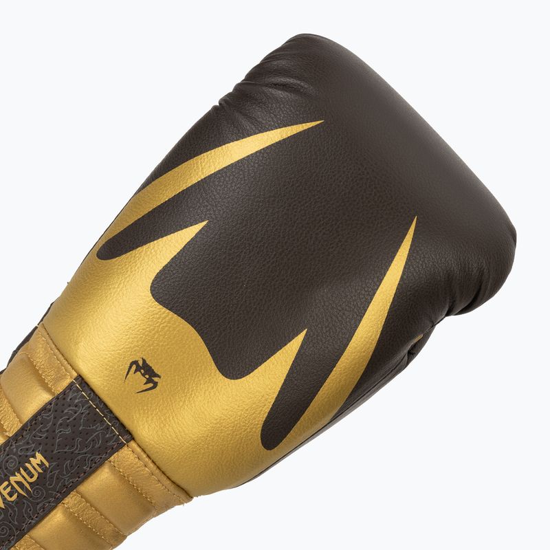 Boxhandschuhe Venum Reverso Boxing chocolate/gold 5