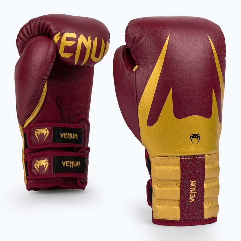 Boxhandschuhe Venum Reverso Boxing red/gold 4