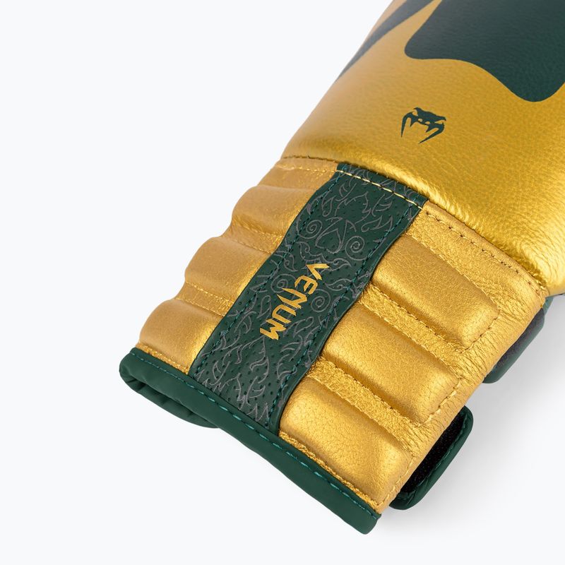 Boxhandschuhe Venum Reverso Boxing green/gold 5