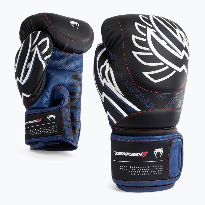 Boxhandschuhe Venum X Tekken 8 - Jin Kazama Boxing Gloves blue/black/white 2