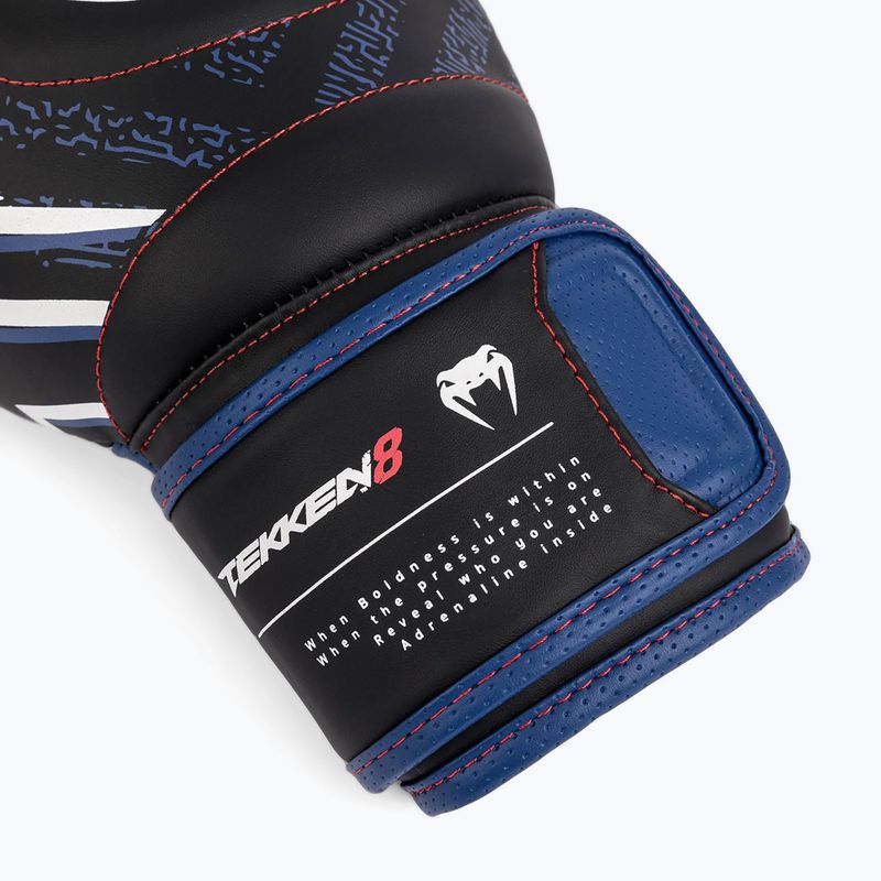 Boxhandschuhe Venum X Tekken 8 - Jin Kazama Boxing Gloves blue/black/white 6