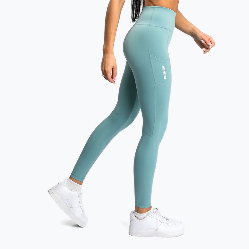 Venum Essential Performance Damen Trainingsleggings aqua grün 4