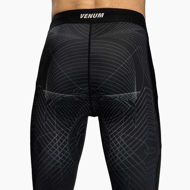 Venum G-Fit Air Spats Herren Trainingsleggings Tiefschwarz/Wüstensand 8