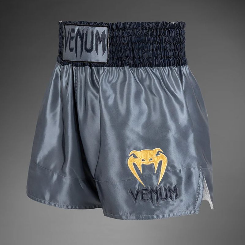 Herren Venum Classic Muay Thai Trainingsshorts grau 3