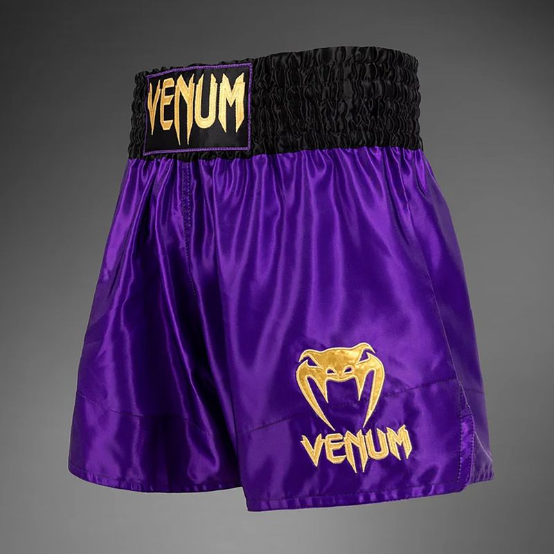 Herren Venum Classic Muay Thai Trainingsshorts dunkel lila 3