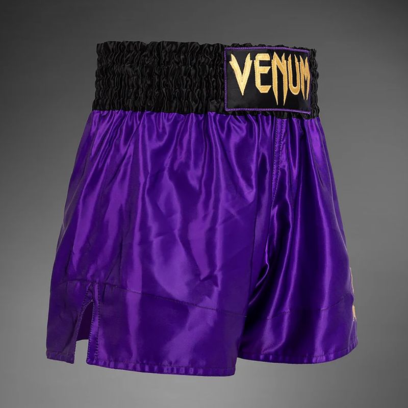 Herren Venum Classic Muay Thai Trainingsshorts dunkel lila 4